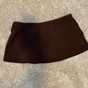 Brown color swim shorts for women size medium